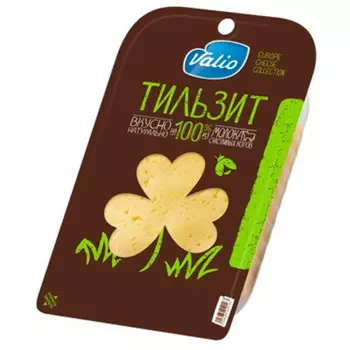 Сыр валио 140 г 45% нарезка тильзит