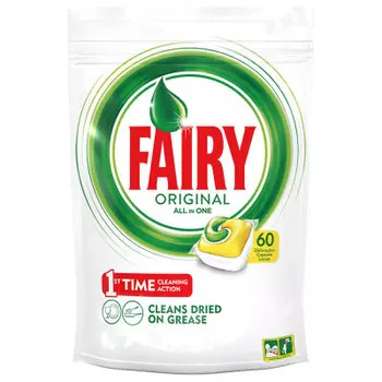 Таблетки д/посудомоечных машин Fairy 60шт лимон