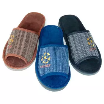 Тапочки домашние мужские открытые 143