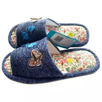 Тапочки женские a2936 р.40 синие