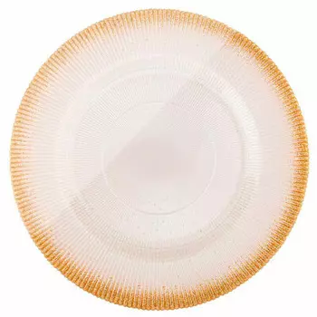 Тарелка 21 см аксам гламур голд