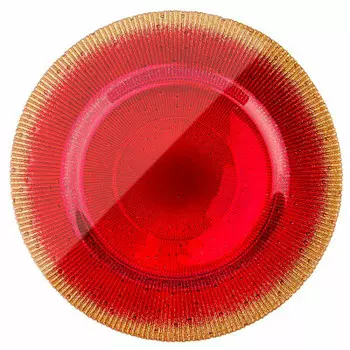 Тарелка 21 см аксам гламур рэд