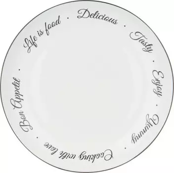 Тарелка 24 см обеденная агнесс бон аппетит 598-072