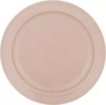 Тарелка 24 см обеденная лефард тинт розовый 48-869