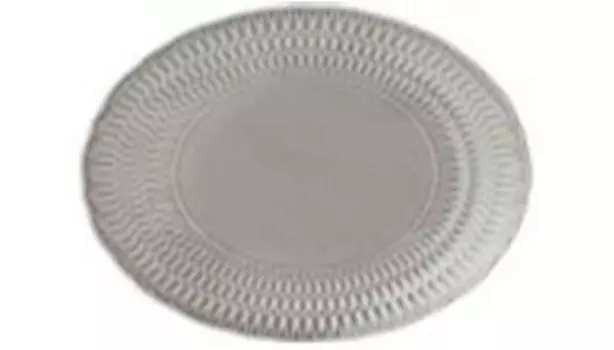 Тарелка обеденная 28 см кмиелоу софия серая 676-135