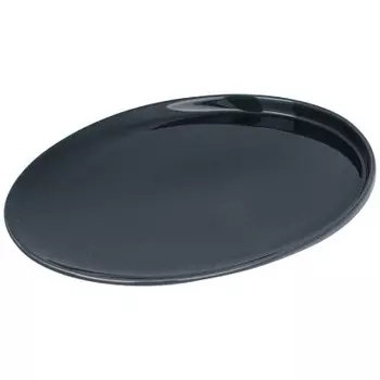 Тарелка обеденная 30*23*2.5 см бронко фьюжн серая 263-1217