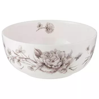 Тарелка суповая 15,5*7см Lefard белый цветок 415-2139