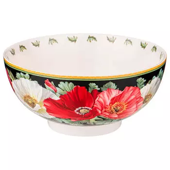 Тарелка суповая 15*7см Lefard маки 104-765