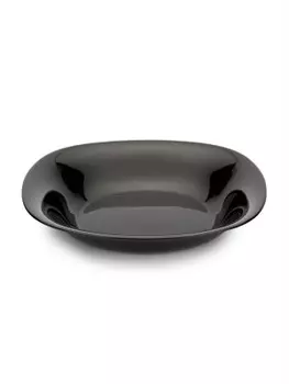 Тарелка суповая карин черный 21 см люминарк l9818