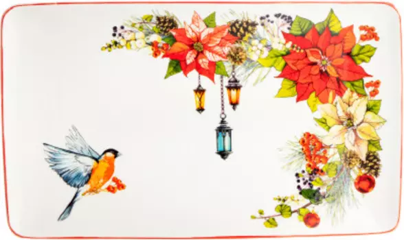 Тарелка торжество 25.4*15 см лефард 260-713