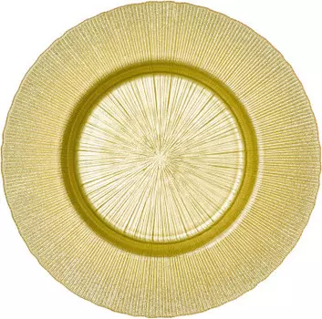 Тарелка веселый золотой 21 см лефард 336-154