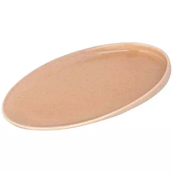 Тарелка закусочная 23*13, 5*2 см бронко фьюжн кремовая 263-1230