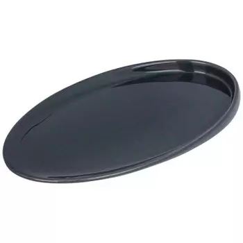 Тарелка закусочная 23*13, 5*2 см бронко фьюжн серая 263-1218