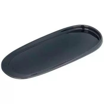 Тарелка закусочная 23, 5*10*2 см бронко фьюжн серая 263-1220