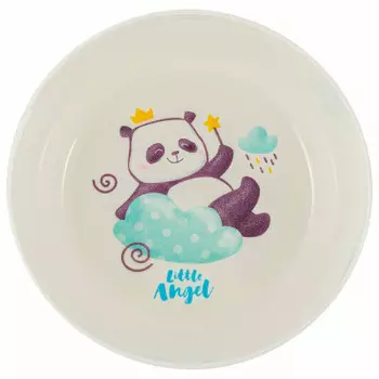 Тарелочка глубокая панда 430 мл la1104