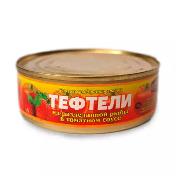 Тефтели рыбные Фаворит в томатном соку 240г