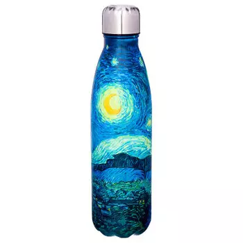 Термобутылка 600мл Agness нержавеющая сталь арт коллекция 709-075