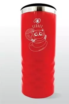 Термокружка 350 мл е в сердечке кот