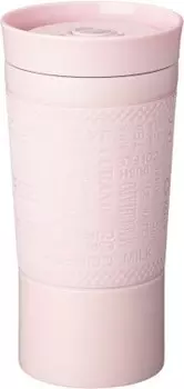 Термокружка 380 мл агнесс тюдор кнопка-стоппер крышка с доступом 360 с розовый 709-093