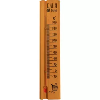 Термометр для бани 24,8*5,3*1,1см баня 18037