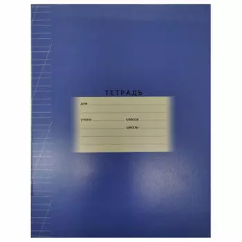 Тетрадь 12л косая линия БиДжи синий набор 5 шт