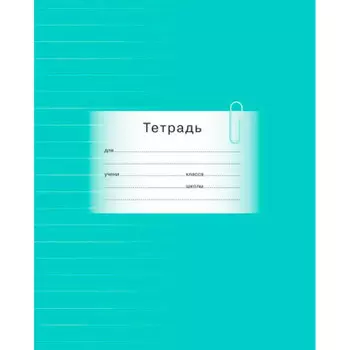 Тетрадь 18 л линия биджи отличная эконом