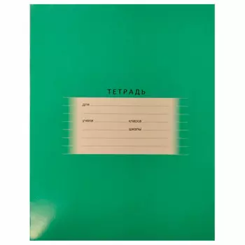 Тетрадь 18л линия БиДжи отличная зеленый т5ск18 2747