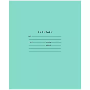 Тетрадь 24 л линия биджи отличная зеленая