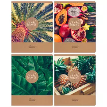 Тетрадь 48 л клетка биджи тропик фреш эконом а5 290198