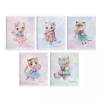 Тетрадь 48 л клетка феникс+ миледи мягкий переплёт а5 ассорти 56680