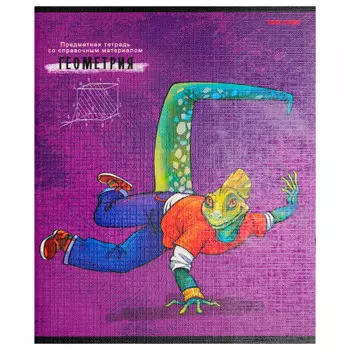 Тетрадь 48 л клетка проф-пресс геометрия а5 48-8380