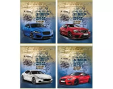 Тетрадь 48 л клетка ремикс автостайл 48-0276