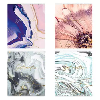 Тетрадь 48 л линия гринвич лайн вивид марбл софт-тач ламинация тиснение фольгой а5 290587