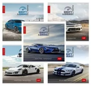 Тетрадь 48л клетка проф-пресс полный вперед 48-0052