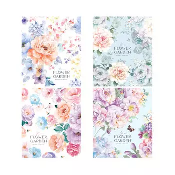 Тетрадь 80 л клетка артспейс цветы а5 339923