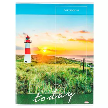 Тетрадь 96л клетка Проф-Пресс маяк на лугу а4 96-8548