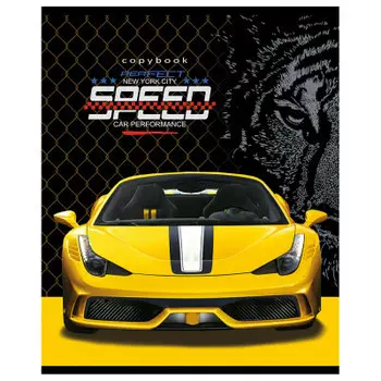 Тетрадь 96л клетка ремикс ревущий мотор-1 второй блок 96-6979