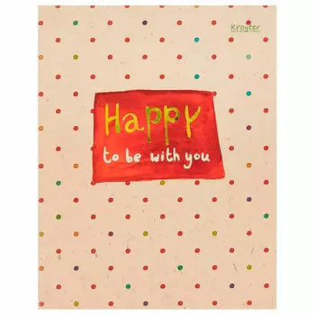 Тетрадь Kroyter 48л 165*206 клетка скрепка счастье 06234