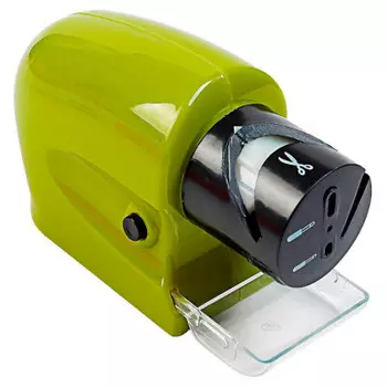 Точилка для ножей и ножниц LuazON электрическая te-02 зеленая