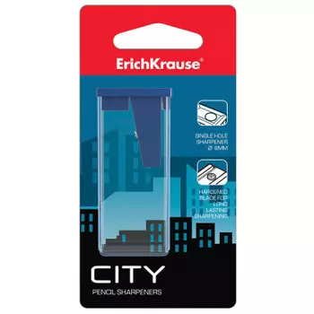 Точилка Erich Krause с контейнером блистер