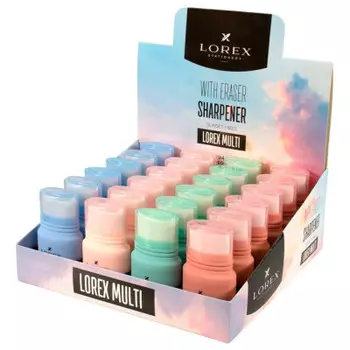 Точилка лорекс мульти закатные флюиды с ластиком