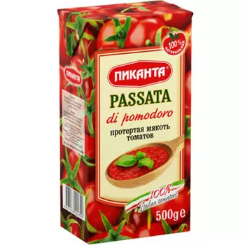 Томаты пиканта 500 г протертые тетрапак