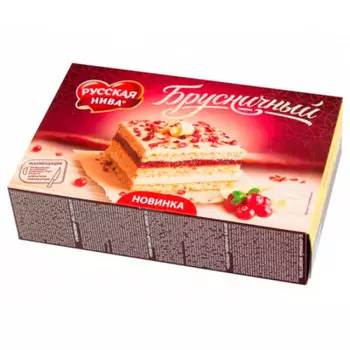 Торт брусничный 300 г русская нива