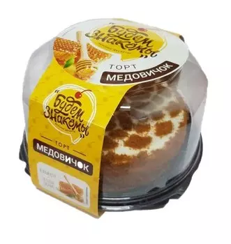Торт Медовичок со сметаной 500г Ваш хлеб