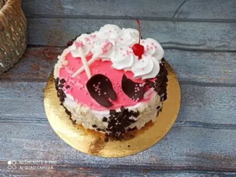 Торт Вишневая барышня 1кг Хэлла