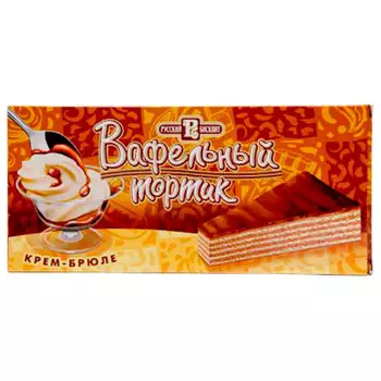 Торт вафельный русский бисквит 220 г крем-брюле