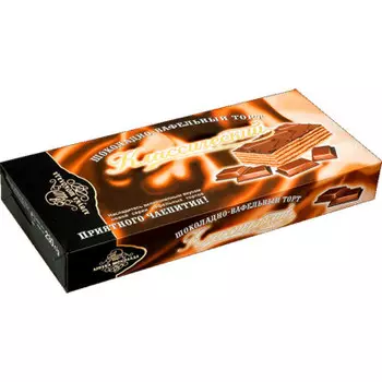 Торт вафельный вкуснель 200г классический