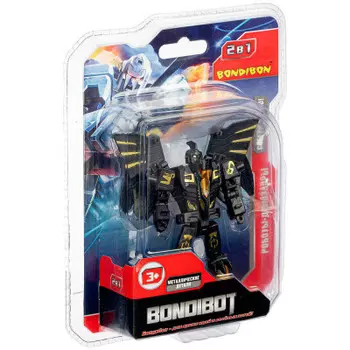 Трансформер 2в1 Bondibon робот-птерозавр 13,8?5,2?18,6СМ Металл вв5000
