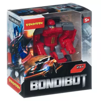 Трансформер бондибон 2 в1 робот-пожарная машина 17.4 x15.7 x8.5 см вв4341