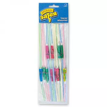 Трубочка для коктейля зонтик 12шт vph044